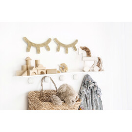 Διακοσμητικό Τοίχου Χρυσές Βλεφαρίδες (σετ 2 τεμαχίων)