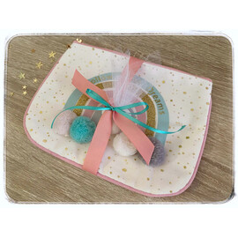 Παιδική Μπομπονιέρα Βάπτισης Τσαντάκι Ουράνιο Τόξο