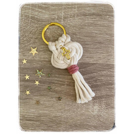 Μακραμέ Μαρτυρικά Βάπτισης Μπρελόκ Josephine