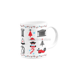 Χριστουγεννιάτικη Κεραμική Κούπα Ελλάδα