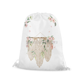 Μπομπονιέρα Βάπτισης Σακίδιο Πλάτης Boho Macrame