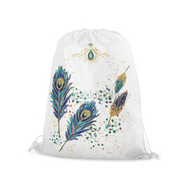 Μπομπονιέρα Βάπτισης Σακίδιο Πλάτης Παγώνι