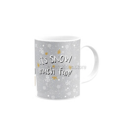 Χριστουγεννιάτικη Κεραμική Κούπα It's Snow Much Fun