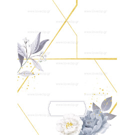 Προσκλητήριο Γάμου Exclusive Collection Lines n' Roses