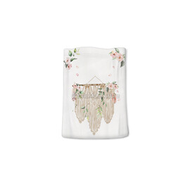 Μπομπονιέρα Βάπτισης Πουγκί Με Εκτύπωση Boho Macrame