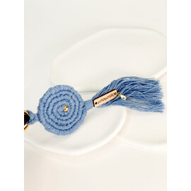 Celfie and Co Μαρτυρικό μακραμέ μπρελόκ μπαμπάς-νονός SM2346