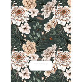 Προσκλητήριο Γάμου Floral Royal Green Bright