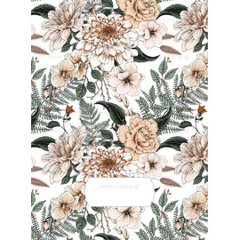 Προσκλητήριο Γάμου Floral Royal Green Dark