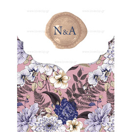 Προσκλητήριο Γάμου Floral Nood n Mood Bright