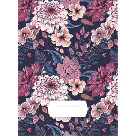 Προσκλητήριο Γάμου Floral Εxotic Blue Light