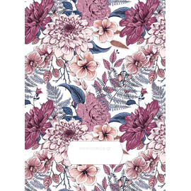 Προσκλητήριο Γάμου Floral Exotic Blue Dark