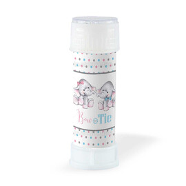 Παιδική Μπομπονιέρα Βάπτισης Σαπουνόφουσκες Δίδυμα Ελεφαντάκια