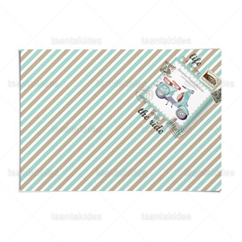 Χάρτινα Χωνάκια Βάπτισης Βέσπα