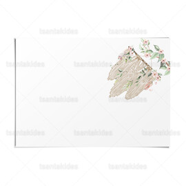 Χάρτινα Χωνάκια Βάπτισης Boho Macrame Girl