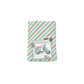 Μπομπονιέρα Βάπτισης Πουγκί Με Εκτύπωση Βέσπα