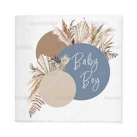Θέμα βάπτισης boho baby boy