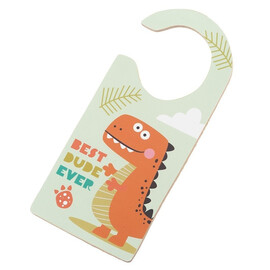 Μπομπονιέρα Βάπτισης Ξύλινο Διακοσμητικό Πόρτας Δεινόσαυρος