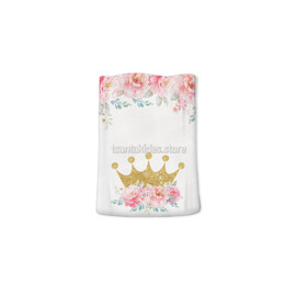 Μπομπονιέρα Βάπτισης Πουγκί Με Εκτύπωση Κορώνα Little Princess