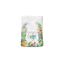 Μπομπονιέρα Βάπτισης Πουγκί Με Εκτύπωση Tropical Aloha Baby