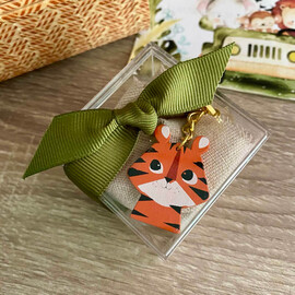 Μπομπονιέρα Βάπτισης Μπρελόκ Τίγρης Σε Κουτάκι