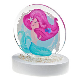 Μπομπονιέρα Γοργόνα Πλεξιγκλάς Σε Κεραμική Βάση