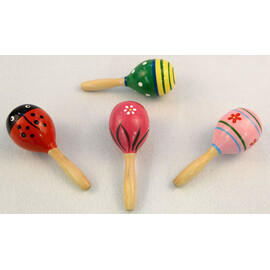 Παιδική Μπομπονιέρα Βάπτισης Ξύλινα Μουσικά Όργανα Μαράκες