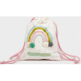 Παιδική Μπομπονιέρα Βάπτισης Σακίδιο Πλάτης Ουράνιο Τόξο