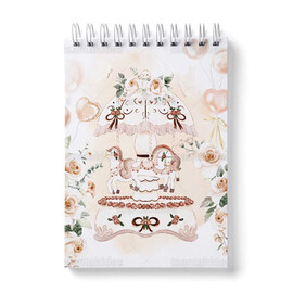 Παιδική Μπομπονιέρα Βάπτισης Μπλοκάκι Ζωγραφικής Καρουζέλ