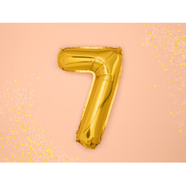 Μπαλόνι Αριθμός 7 Χρυσό 35 εκ.
