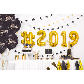 Μπαλόνι Αριθμός 9 Χρυσό 35 εκ.