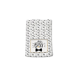 Μπομπονιέρα Βάπτισης Πουγκί Με Εκτύπωση Little Boss TS252