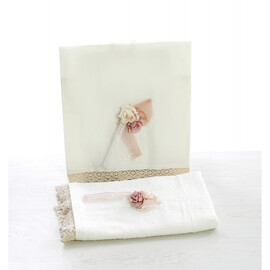 Σετ Βάπτισης Για Κορίτσι Λουλούδια