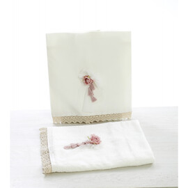 Σετ Βάπτισης Για Κορίτσι Λουλούδια