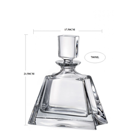 Καράφα Κρυστάλλινη Βοημίας 700ml (17.5x21.5εκ.) FLAT1