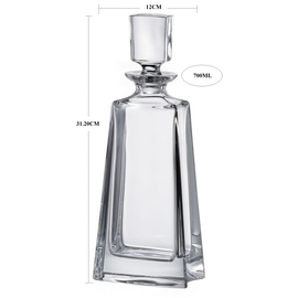 Καράφα Κρυστάλλινη Βοημίας 700ml (12x31.2 εκ.) FLAT3