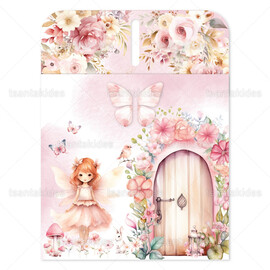 Προσκλητήριο Βάπτισης Για Κορίτσι Νεράιδες TS1909