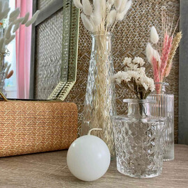 Γυάλινο Βάζο 7x21.5cm