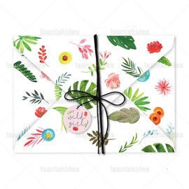 Προσκλητήριο Βάπτισης Για Κορίτσι Wild Girl TS1917