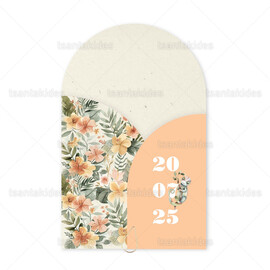 Προσκλητήριο Βάπτισης Για Κορίτσι Μικρή Ιθαγενής TS1918