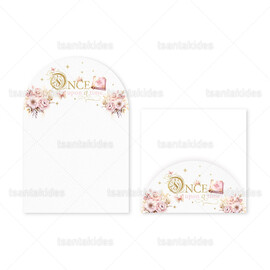 Προσκλητήριο Βάπτισης Για Κορίτσι Πριγκίπισσα TS1921