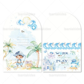 Προσκλητήριο Βάπτισης Για Αγόρι Πειρατής 1929