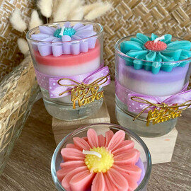 Πασχαλινό Αρωματικό Φυτικό Κερί Σε Ποτηράκι