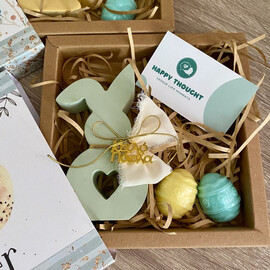 Πασχαλινό Σετ Δώρου Λαγουδάκι Με Αυγουλάκια