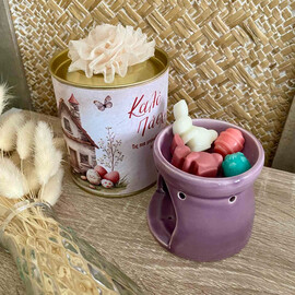 Πασχαλινό Σετ Δώρου Κεραμικός Αρωματιστής Με Ταμπλέτες Σόγιας