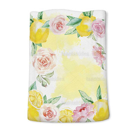 Μπομπονιέρα Βάπτισης Πουγκί Με Εκτύπωση Λεμόνι - TS280