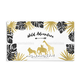 Παιδική Μπομπονιέρα Βάπτισης Σαπουνόφουσκες "Ζώα Της Ζούγκλας"