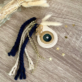 Επιτραπέζιο Γούρι 2026 Κεραμικό Σαγρέ Μάτι