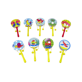 Παιδική Μπομπονιέρα Βάπτισης Ξύλινο Τυμπανάκι Στρογγυλό