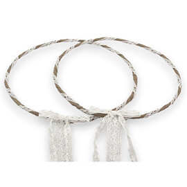 Στέφανα Γάμου Λινό Λευκή Δαντέλα