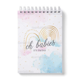 Παιδικές Μπομπονιέρες Βάπτισης – Σετ Ζωγραφικής για Δίδυμα | HappyThought